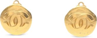 Chanel 1986-1988 Coco Mark earrings - Gold