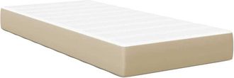 vidaXL Bed Mattress with Mattress Green 90 x 200 cm Fabric Vidaxl