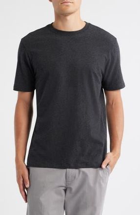 Robert Barakett Colson M&eacute;lange Stretch Pima Cotton T-Shirt in Charcoal at Nordstrom Rack, Size Large
