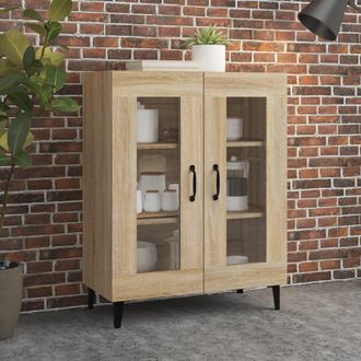 vidaXL Vidaxl - Aparador De Madera De Ingenier&iacute;a Roble Sonoma 69,5x34x90 Cm