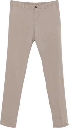 Incotex Slim-fit Broeken - Heren - Slim Fit Broeken - Beige - XL - Katoen - Broeken