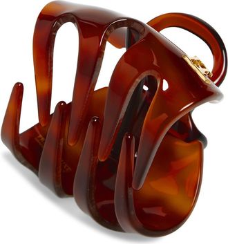 L. Erickson Signature Small Octo Clip in Tortoise at Nordstrom