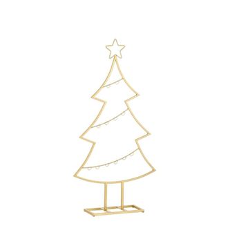 MiCa Decorations &Aacute;rbol de navidad decorativo oro h78.5xb12xl40cm