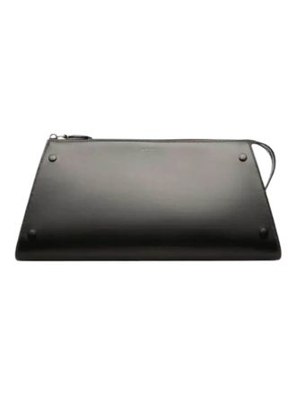 Bally Womens Arieel Leather Clutch Bag In Black