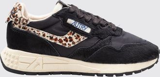 Autry Sneakers basse Reelwind in pelle scamosciata con stampa animalier e caviglia imbottita
