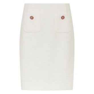 Dolce & Gabbana Dames, Rokken, Wit, Maat: L Tweed