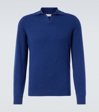 Brunello Cucinelli Cashmere polo sweater
