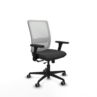 Piqueras y Crespo Silla De Oficina Piqueras Y Crespo Haches Negro Reposabrazos Ajustables
