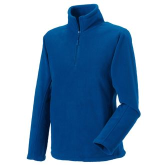 Russell Athletic Russell Heren Quarter Zip Fleece Top (Helder Koningsblauw)