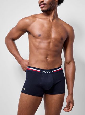 Le 31 Mens 3 striped-band stretch trunk Cotton