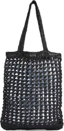 Collection XIIX Straw Tote Bag in Black at Nordstrom Rack