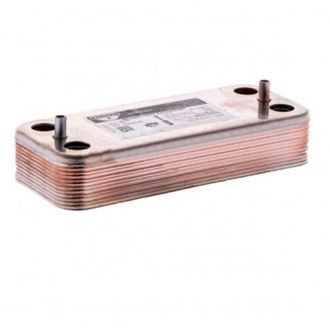OEM Intercambiador De 14 Placas 171 Mm Compatible Junkers Zw24ke23, Leblanc, Neckar Repuesto Original C&oacute;digo 8705406287