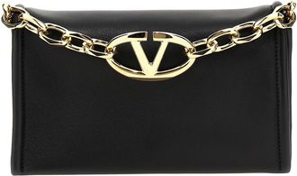 Valentino Garavani Valentino Garavani Vlogo Chain Clutch Bag