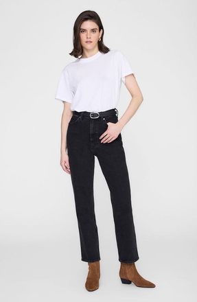 Anine Bing Jane Jean in Vintage Black at Nordstrom, Size 26
