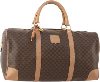 Celine Pre-owned Weekend Bags, female, Brown, Size: ONE SIZE Pre-owned Vintage Boston Bag