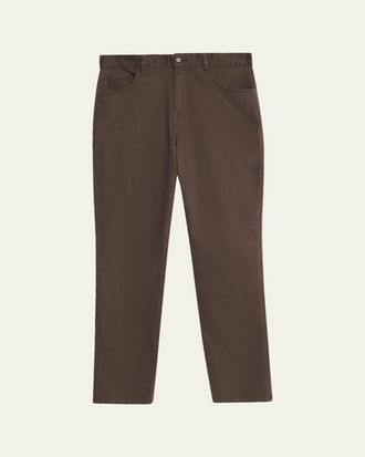 Vince Mens Dylan Peached Cotton 5-Pocket Pants