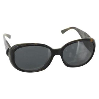 Chanel Pre-owned Accessories, female, Gray, Size: ONE SIZE Pre-owned Plastic Sunglasses