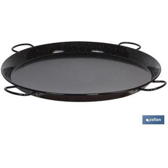 cofan Cofan Paellera Acero Esmaltada &Oslash;80cm (4 Asas), Paellera Fabricada En Acero Esmaltado Con 4 Asas, En Formato Tradicional. Disponemos Varias De Medidas 