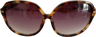 Linda Farrow Tortoiseshell Round Sunglasses