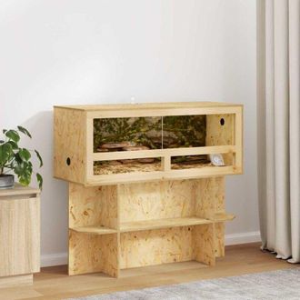 vidaXL vidaXL Terrario Marrone 100 x 40 x 90 cm OSB