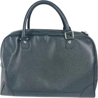Louis Vuitton Pre-owned Boston Bag - unisex - Vintage Handtas - Zwart - ONE Size - Leer - Vintage