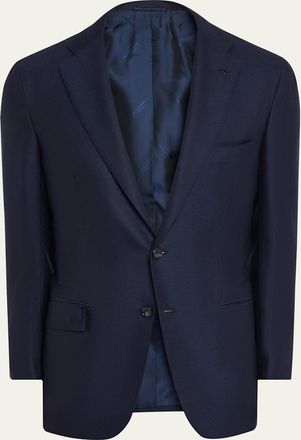 Kiton Mens Solid Cashmere Blazer