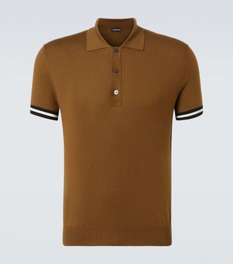 Tom Ford Cotton and silk polo shirt