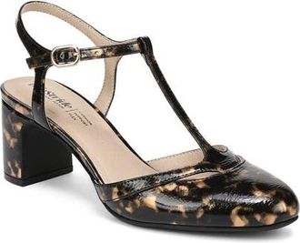 Life Stride Toni Ankle Strap Pump in Black Multi at Nordstrom, Size 8.5