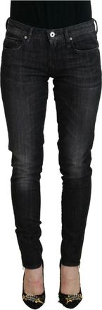 Fiorucci Slim-fit Jeans, female, Black, Size: W28 Black Low Waist Skinny Jeans