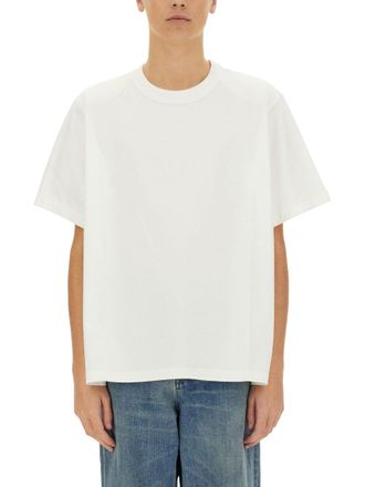 Bottega Veneta Kariertes T-Shirt aus weichem Baumwolljersey