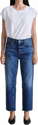 Apiece Apart Mensy Mid Rise Jean In Vintage Blue Wash