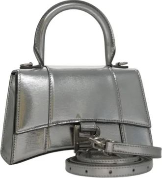Balenciaga Tweedehands leren handtassen - Dames - Vintage Handtas - Grijs - ONE Size - Leer - Vintage