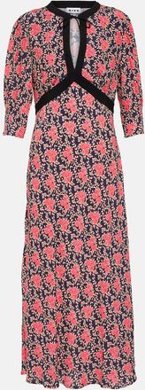 Rixo Petra floral midi dress