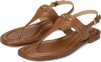Michael Kors Mandy Thong Sandal Womens Sandals Luggage : 5.5 M, Synthetic