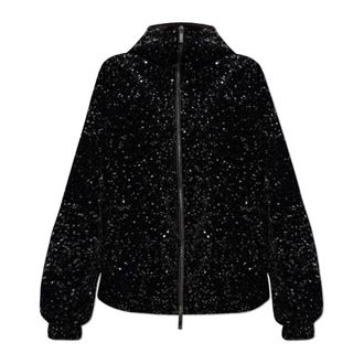 Emporio Armani Dames, Jassen, Zwart, Maat: 2XL