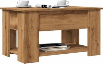 vidaXL Tavolino da Salotto Rovere Artigianale 79x49x41 cm Truciolato - Vidaxl