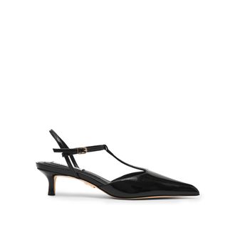 Steve Madden Womens Leather Killer Ba8 Heels - Black - Size UK 6