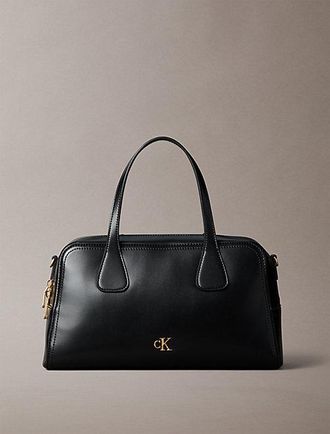 Calvin Klein Bolso Bowling Con Herraje Con Monograma