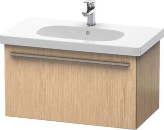 Duravit Duravit X-large Mueble De Pared 6048, 1 Extra&iacute;ble, 800mm Para C&oacute;digo D, Color (frente/cuerpo): Roble Cepillado Chapa De Madera Aut&eacute;ntica - Xl604801212