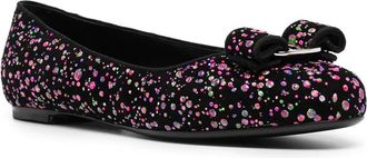 Ferragamo Varina Flat - Black