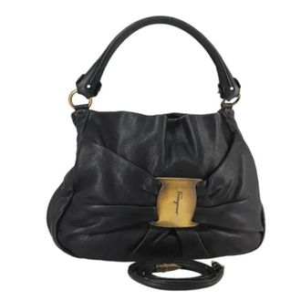 Ferragamo Pre-owned borse di pelle - - Pre-owned - Donna - Nero - ONE SIZE