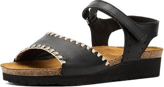 Naot Luna Womens Wedge Shoes Black Leather : EU 41 (US Womens 10) M