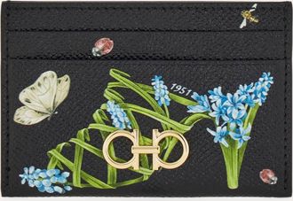 Ferragamo Donna Porta carte di credito Gancini Multicolore