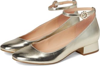 Bandolino Lexy High Womens Heels Gold : 5.5 M, Leather