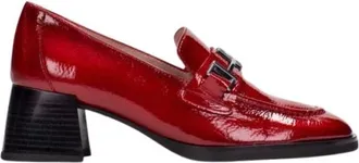 Hispanitas Schoenen, Dames, Rood, 40 EU, Leer, Milan Mocassin