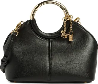 Steve Madden Gwenie Faux Leather Handbag in Black at Nordstrom Rack