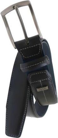 Izod Mens Elastic Power Stretch Leather Belt in Black at Nordstrom, Size X-Large