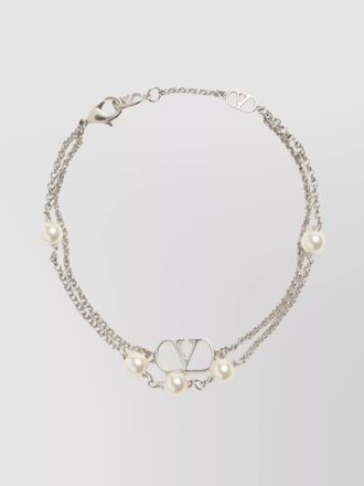 ブレスレット VALENTINO GARAVANI Ivory Pearls Coeur  Bracelet Valentino Valentino Garavani Women Ivory Pearls Coeur Royal