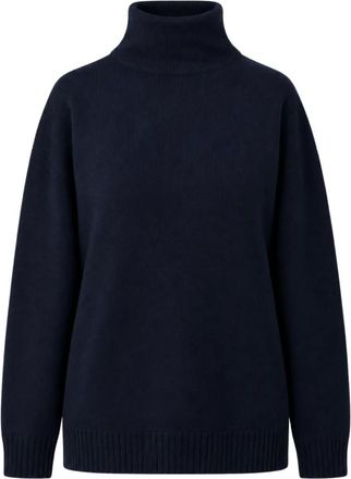 Gran Sasso Jersey de cuello alto - Knitwear - Mujer - Azul - XL