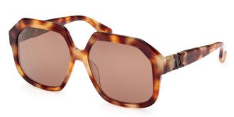 Max Mara MM0056 53E Womens Sunglasses Tortoiseshell Size 57